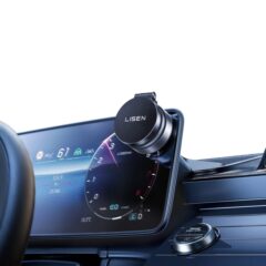 Lisen ProGrip Telefoonhouder – Automatische Vacuüm Zuignap – Magnetisch – Voor Auto, Tesla, Thuis, Vakantie, Camping, Vliegtuig, Padellen, Filmen, Contentcreatie
